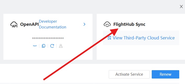 Open the configuration entry